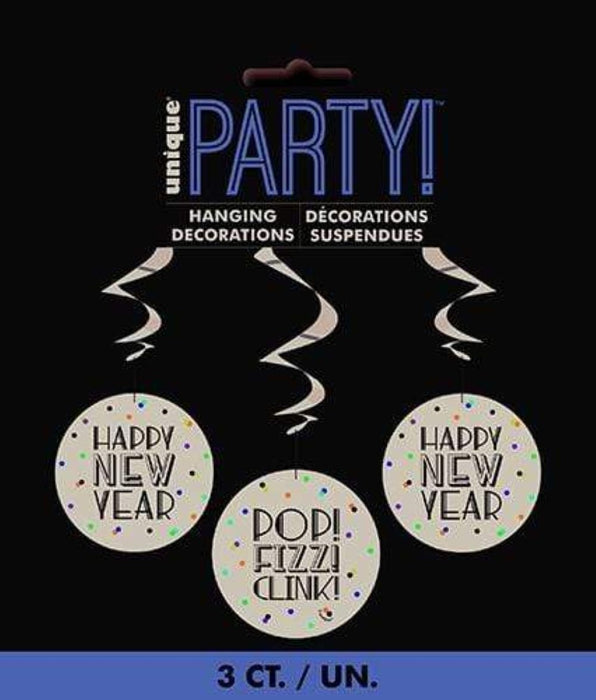 Swirldeko Uni Star 3St. Neon Dots HNY