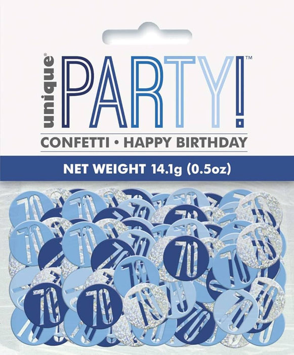 Konfetti Metall Glitz 14g #70 Blau