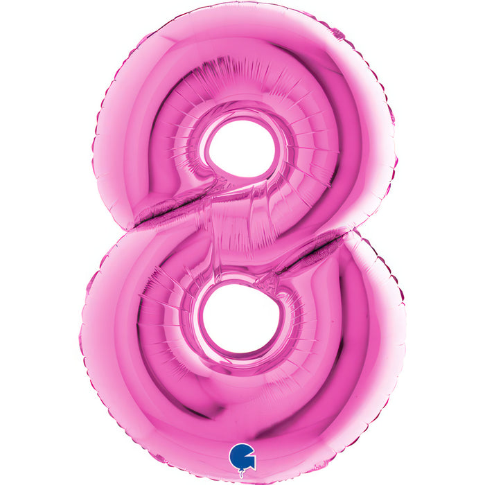 Riesenzahl Folienballon 40"/102cm | Pink #8