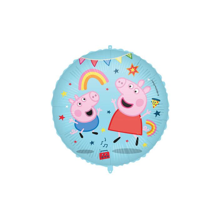 ABC18 Folienballon "Peppa Pig" | Ø 45 cm