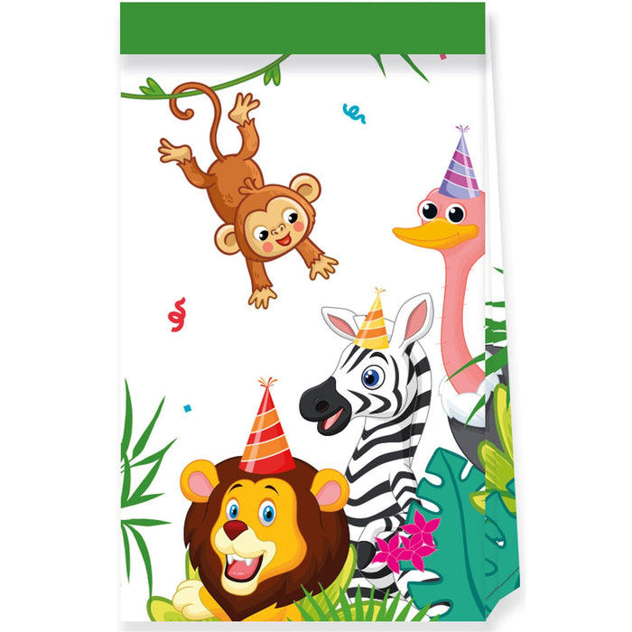 Geschenktüten Dschungeltiere | 4 Stück FSC