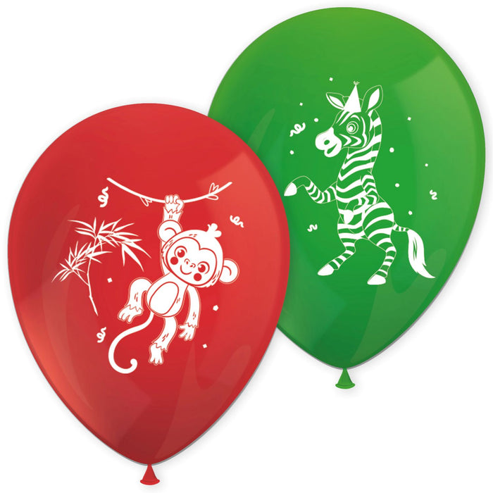 Latexballon Dschungeltiere| 8 Stück