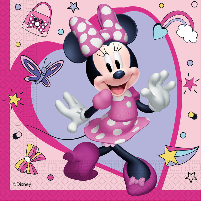 Servietten Minnie 33x33 cm | 20 Stück FSC