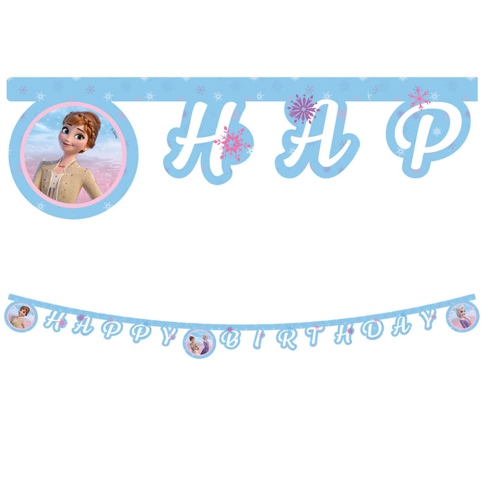 Banner Happy Birthday Frozen 2 Wind Spirit | FSC