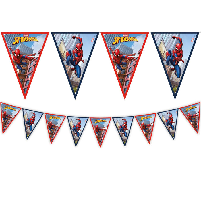 Wimpelkette Spiderman Papier FSC