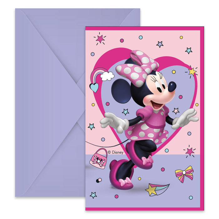 Einladungskarten Minnie | 6 Stück FSC
