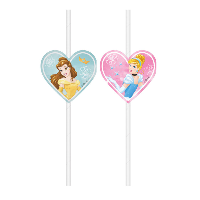 Trinkhalme Disney Prinzessin| 4 Stück FSC