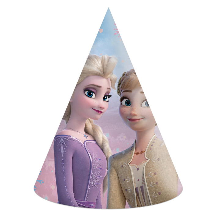 Partyhüte Frozen 2 Wind Spirit | 6 Stück FSC
