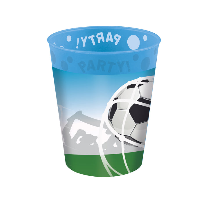 Mehrweg Becher 250 ml Fußball | 4 Stück