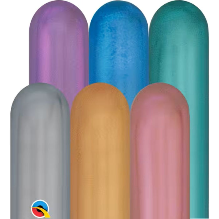 Modelling Ballons 260Q, 100St. Chrome Bunt