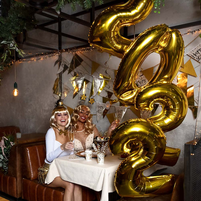 Silvester Papier Becher "Happy New Year" | 10 Stück á 210 ml