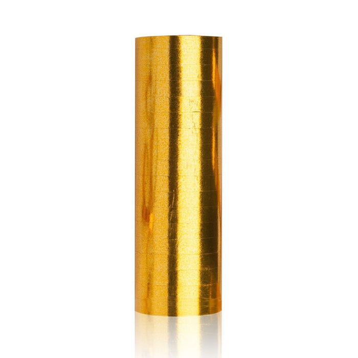 Luftschlangen "Metallic" 4m / 1 Rolle | Gold