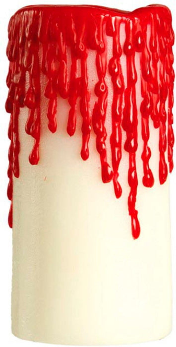 Halloween Wachskerze mit Bluttropfen | 10,5 cm