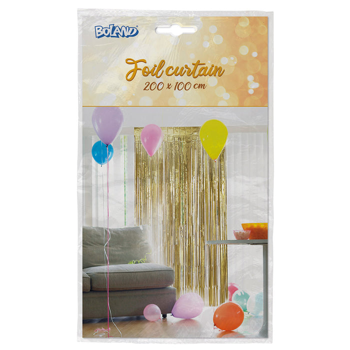 Türvorhang "Metallic" 200 x 100 cm | Gold