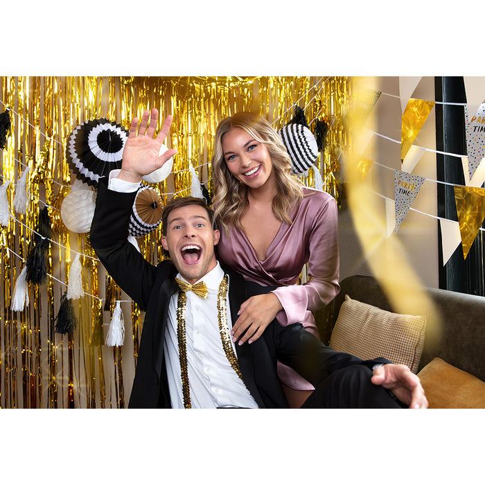 Türvorhang "Metallic" 200 x 100 cm | Gold