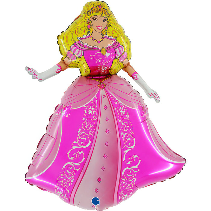 28" Shape Folienballon Lose - Prinzessin (Non-Metallic) | HFE