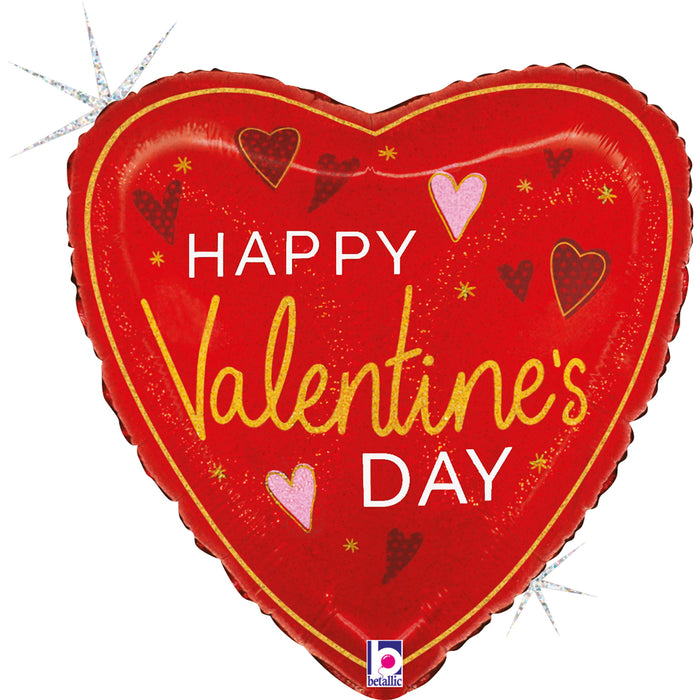 9" Miniloon "Happy Valentines Day"