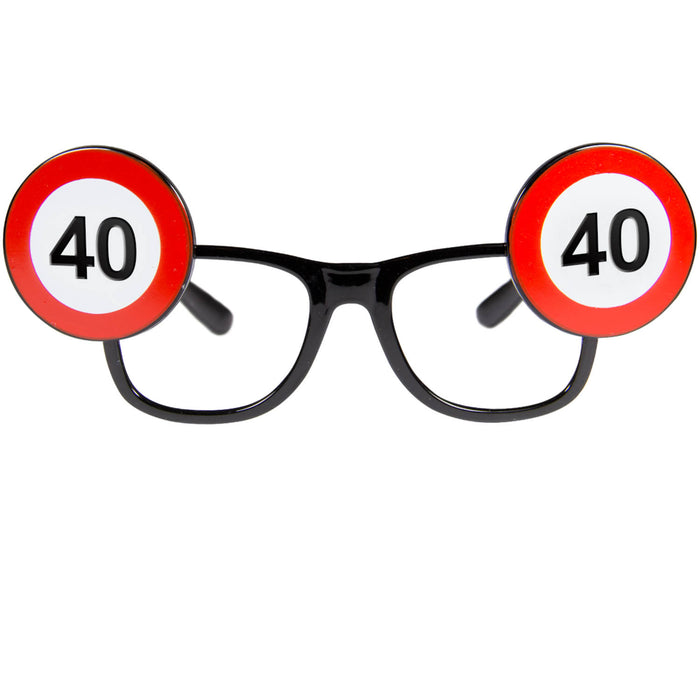 Brille Verkehrsschild #40