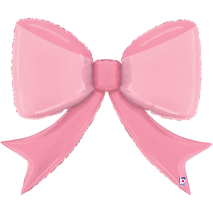 Shape Folienballon "Schleife" Rosa | 104 cm
