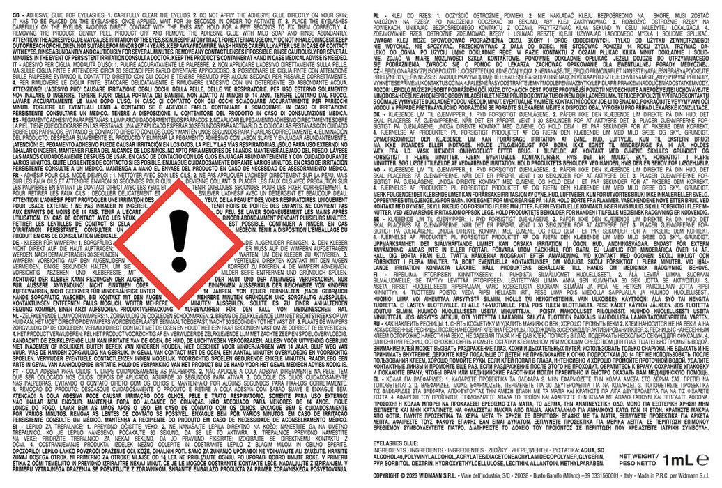 Künstliche Wimpern Flügelform | Schwarz