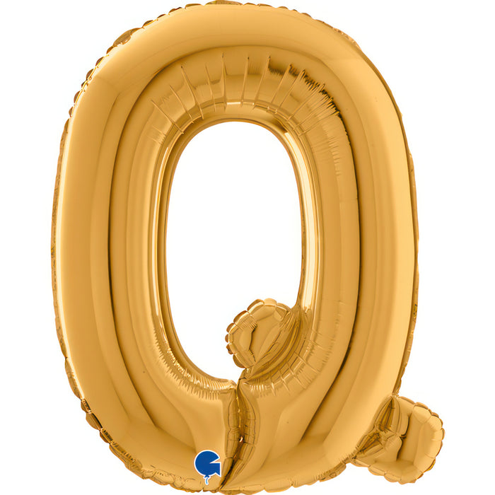 Riesenbuchstabe Folienballon 26"/66cm | Gold #Q