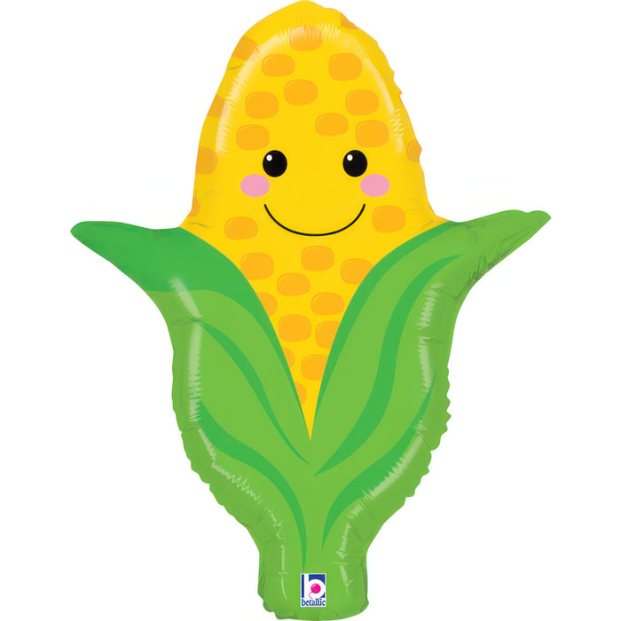 Folienballon "Mais - Corn" 47 x 63 cm | Mehrfarbig
