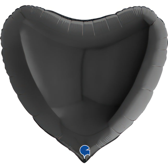 ABC36 Uni Herz 91 cm ø | Schwarz