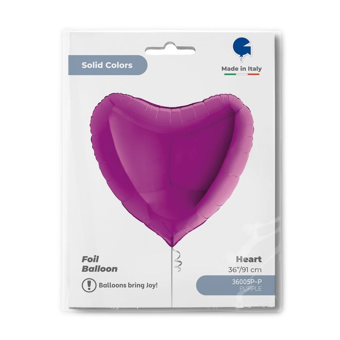 ABC36 Uni Herz 91 cm ø | Lila