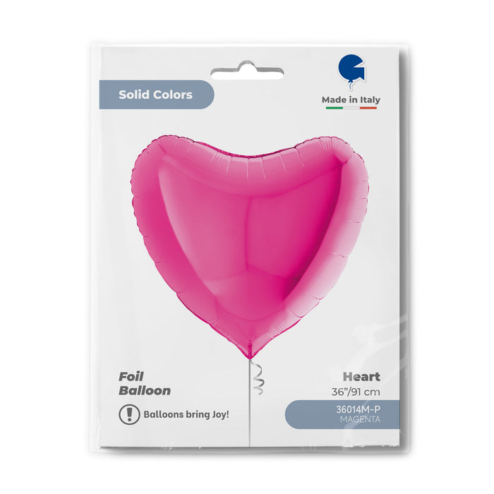 ABC36 Uni Herz 91 cm ø | Magenta