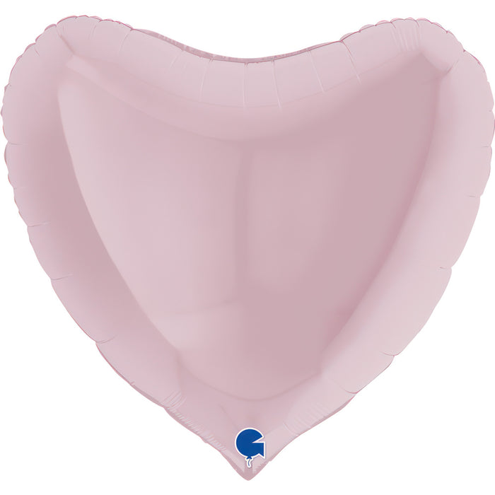 ABC36 Uni Herz 91 cm ø | Pink Pastell