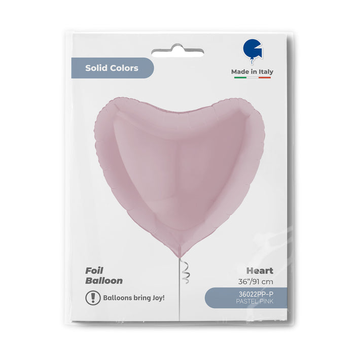 ABC36 Uni Herz 91 cm ø | Pink Pastell