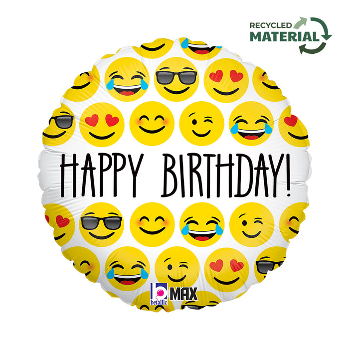 ABC18 Happy Birthday Emoji 46 cm