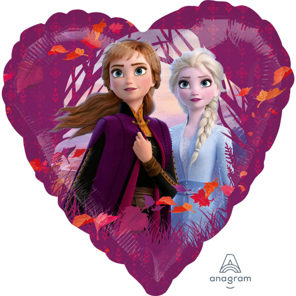 ABC18 Herz Folienballon "Die Eiskönigin Frozen 2" | Ø 45 cm