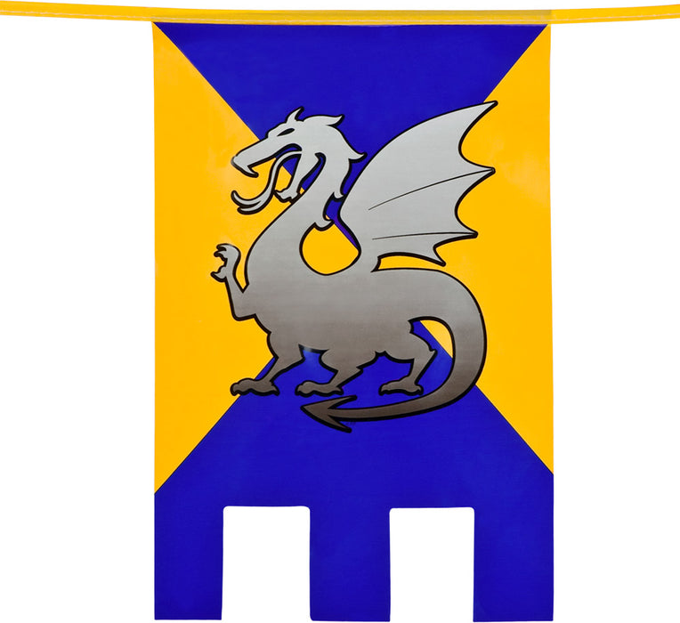 Wimpelkette Ritter&Drachen 6m