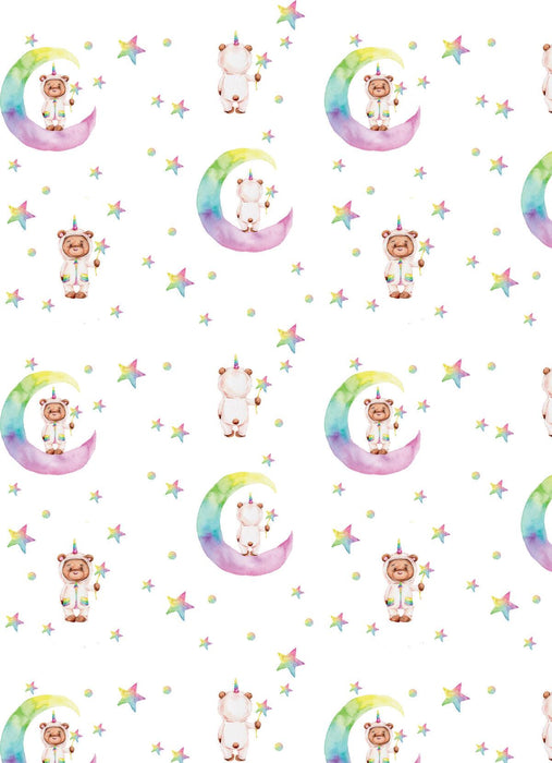 Geschenkpapier "Baby" farblich sortiert | 200 x 70 cm