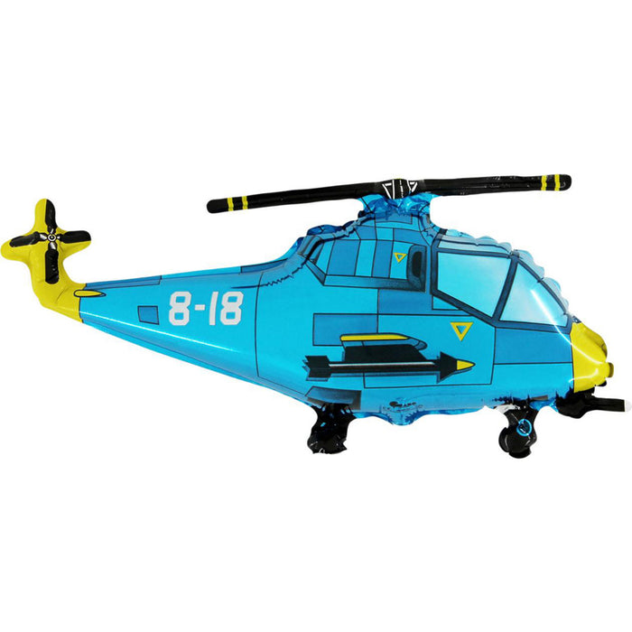 14" Miniloon "Hubschrauber Blau" (unverpackt)