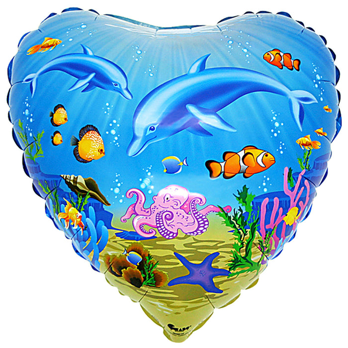 Shape Folienballon Lose - Delfine 46cm HF18