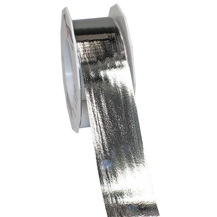 Geschenkband Polyband 40mm/25m Metallic Silber