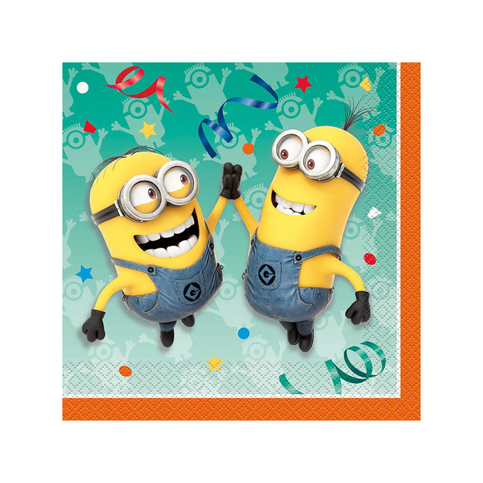 "Minions" Tischdeko | Servietten 16Stk./33x33cm