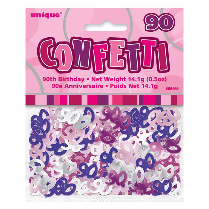 Konfetti Metall 14g Glitz #90 Pink