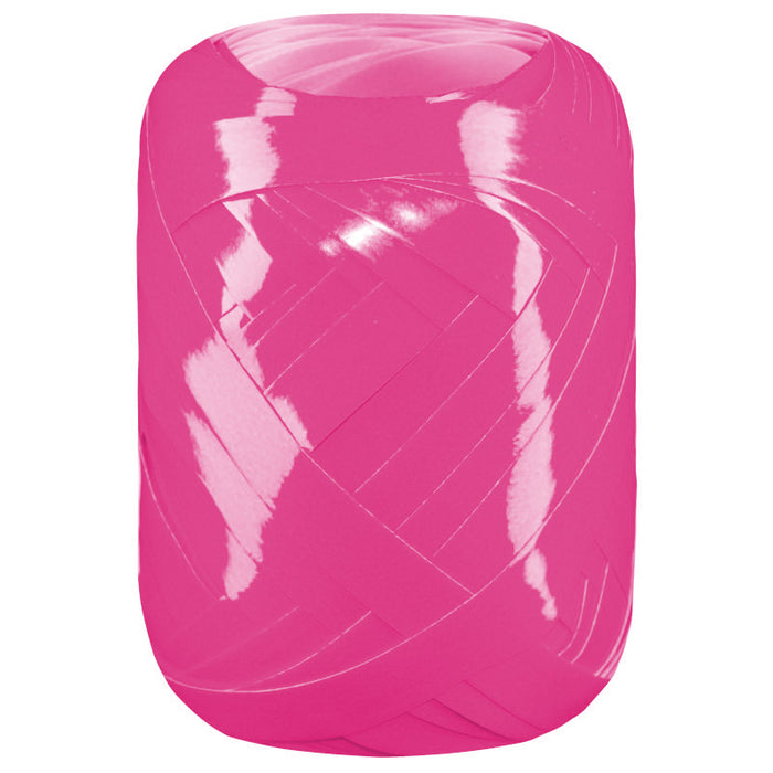 Kräuselband Neonlack 7mm/15m Magenta