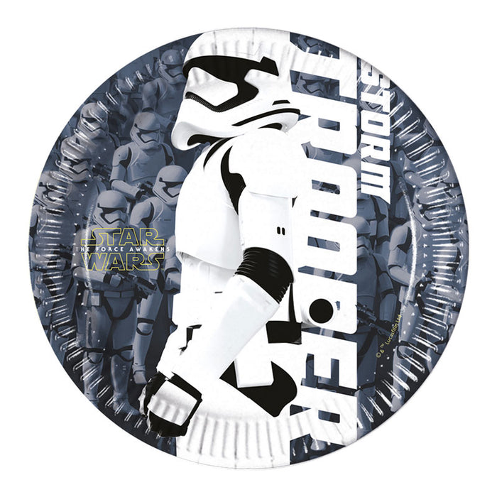 Pappteller Star Wars VII 20cmØ/8 St.