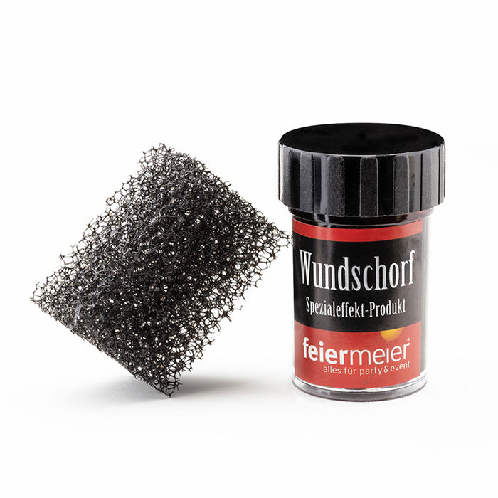 Kunstblut Set - Wundschorf Blut 15ml + Schwamm