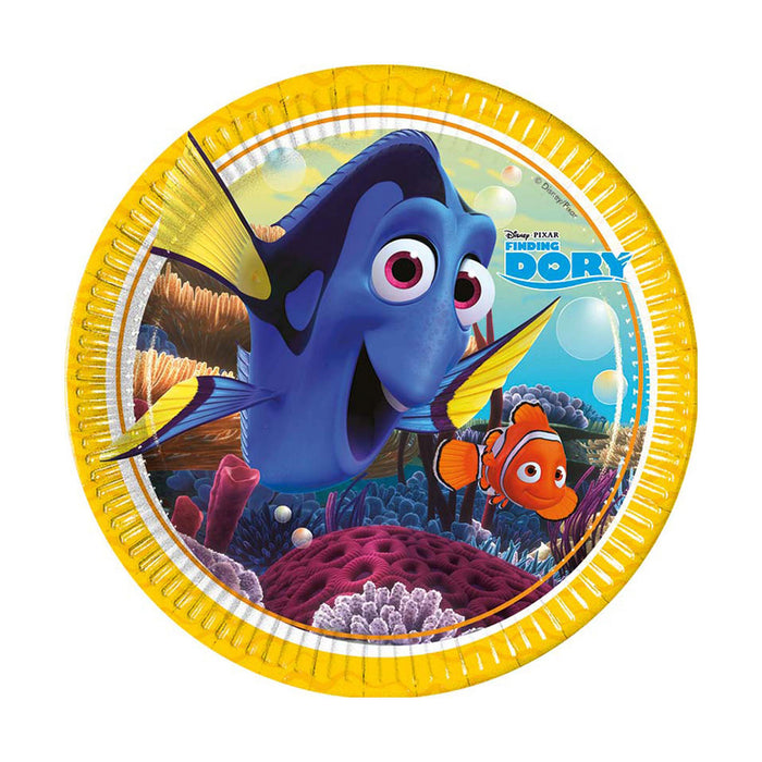 Pappteller "Finding Dory" | Ø23cm/8Stk.