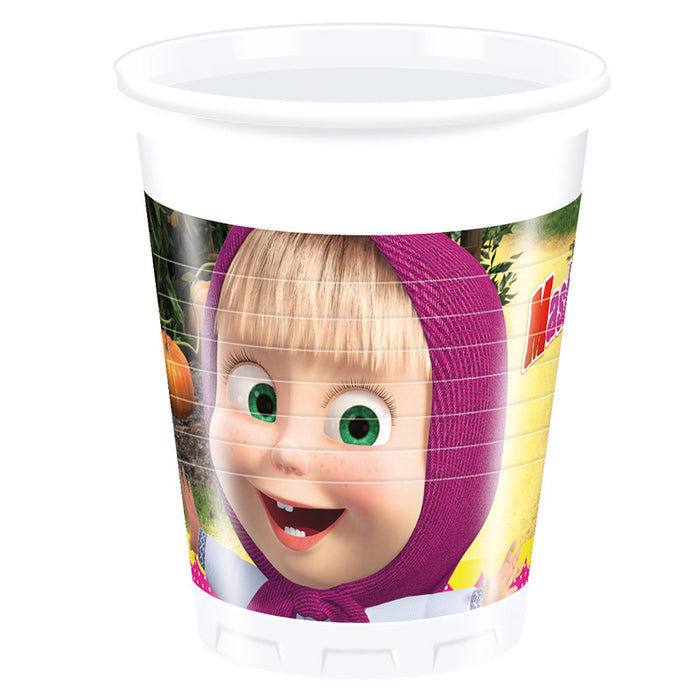 Plastikbecher Masha 8Stk./200ml