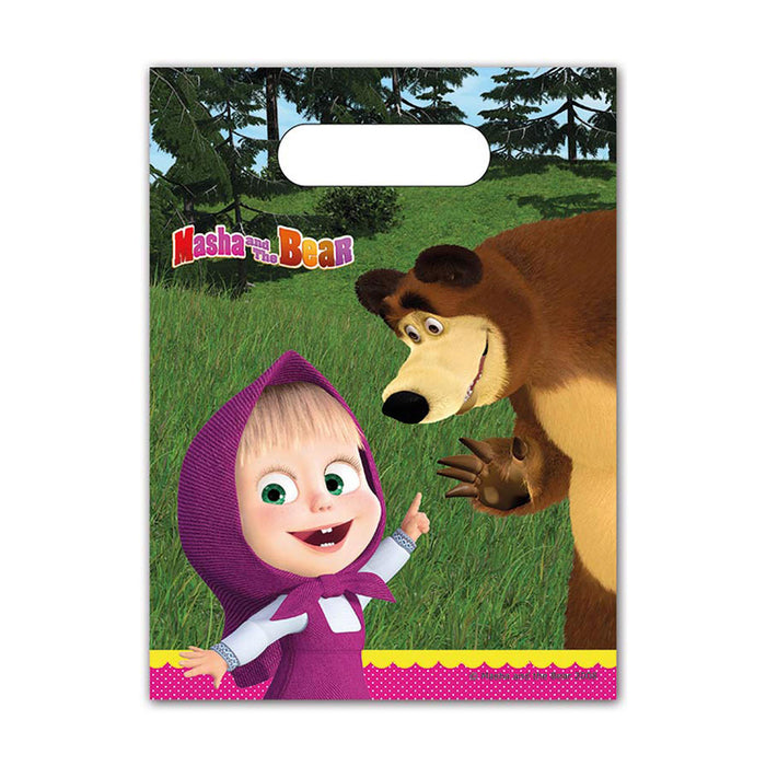 Geschenktüte PVC Masha 6Stk./18x21cm
