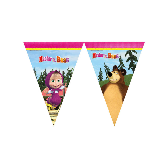 Wimpelkette PVC Masha 230cm/9Flags.