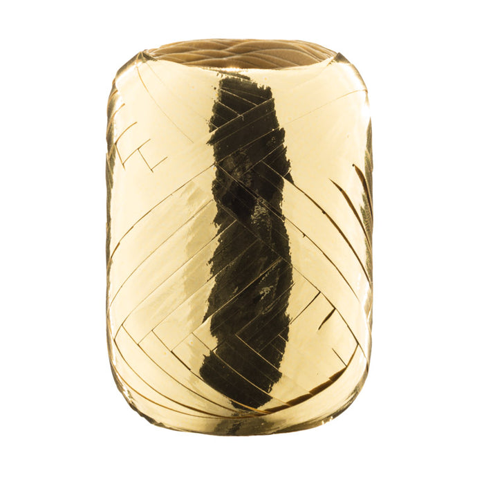 Kräuselband metallic 5mm/20m Gold