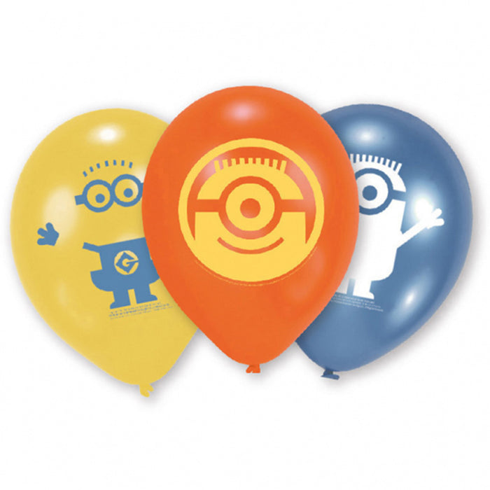 "Minions" Luftballon Set Ø22cm/6 Stk
