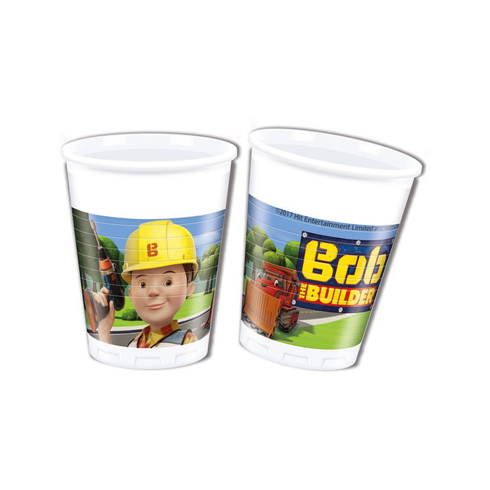 Plastikbecher Bob the Builder 8Stk./200ml